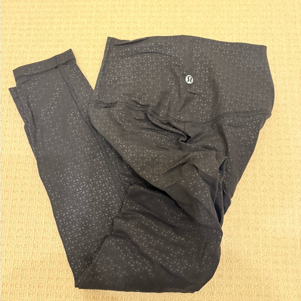 Lululemon Align Black Patterned Leggings